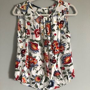 Old Navy Floral Sleeveless Tank